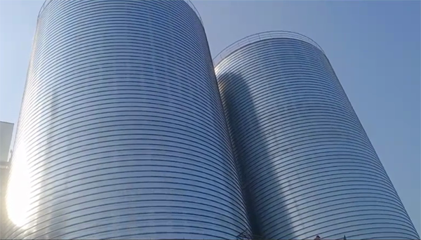 泉州2座混凝土高架卷板仓